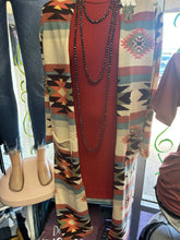 Load image into Gallery viewer, Coral Aztec Cardigan
