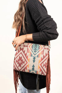 Mira Monte Saddle blanket Fringe Crossbody