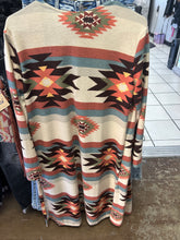 Load image into Gallery viewer, Coral Aztec Cardigan
