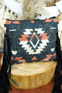 Abilene Saddle blanket Fringe Crossbody