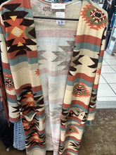 Load image into Gallery viewer, Coral Aztec Cardigan
