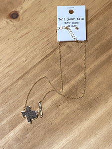 Bronze Texas necklace