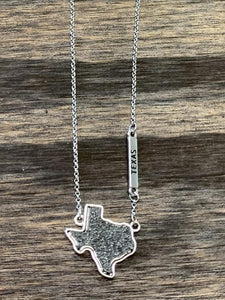 Charcoal Grey Texas Necklace