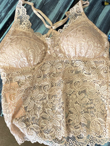 Champagne Bralette Cami